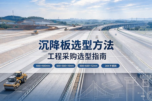 雁山沉降板选择方法