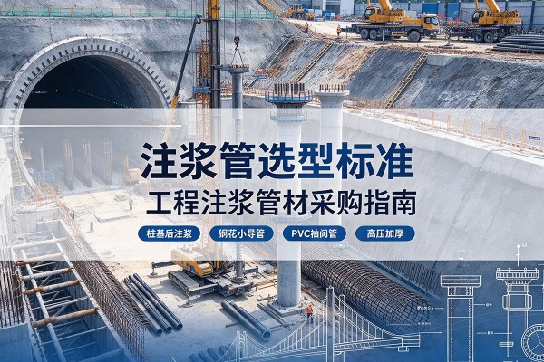 雁山注浆管选型标准