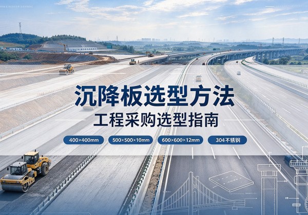 雁山沉降板选择方法
